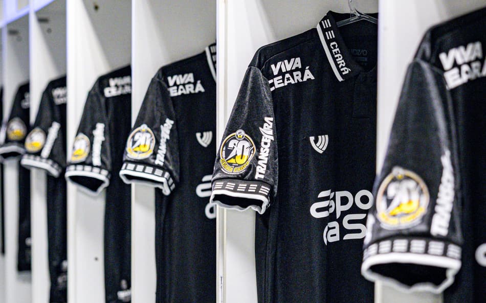 Vestiário do Ceará na Arena Castelão (Foto: Felipe Santos/Ceará SC)