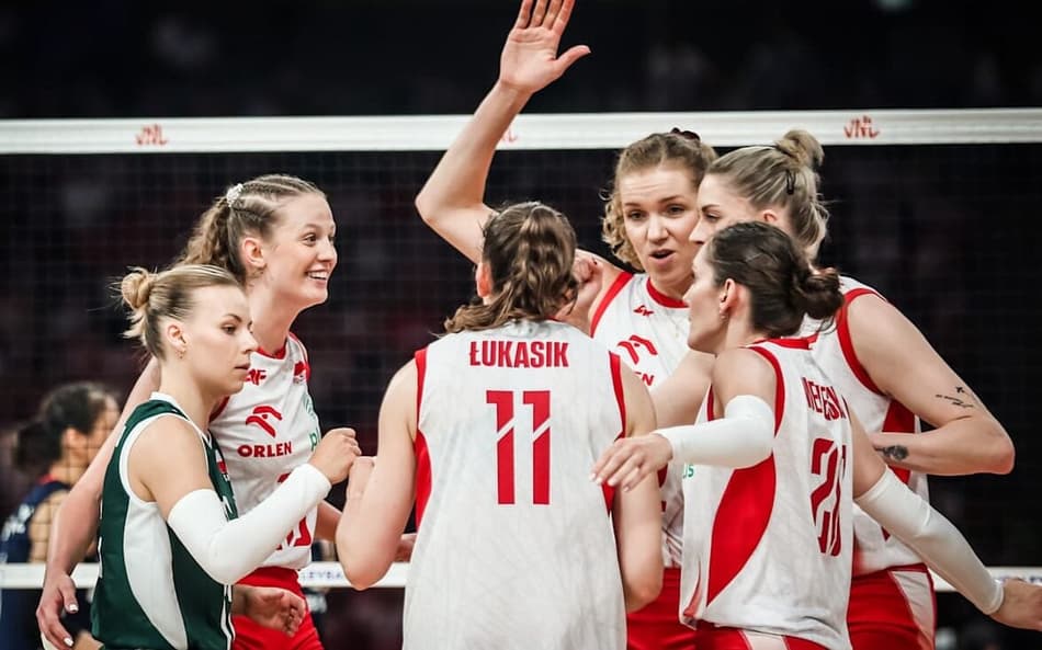 China e Polônia pela semifinal da VNL feminina (Foto: VNL)