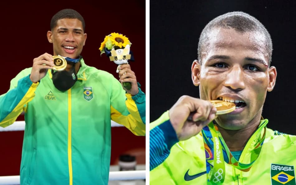 Campeões olímpicos, Robson e Hebert Conceição lutam em evento de boxe em Brasília
