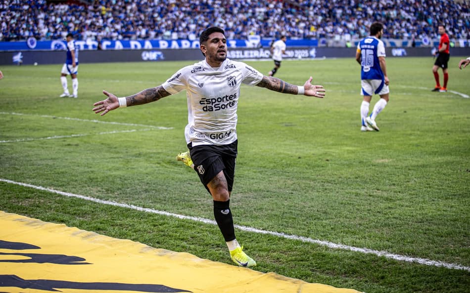 Partida entre Cruzeiro e Ceará, pelo Brasileirão (Foto: Felipe Santos/Ceará SC)