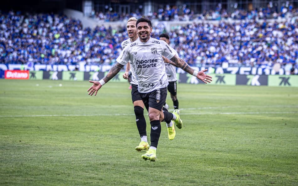 Partida entre Cruzeiro e Ceará, pelo Brasileirão (Foto: Felipe Santos/Ceará SC)