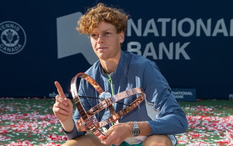 Em 2023, Sinner venceu, em Toronto, o primeiro Masters 1000 (Divulgação)