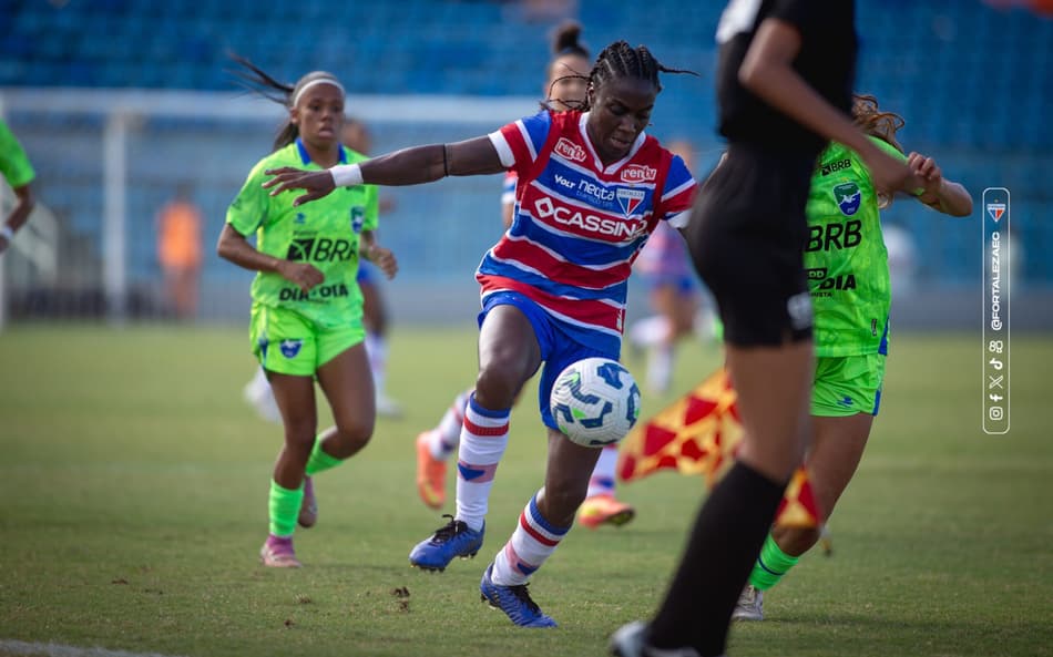 Fortaleza empatou com Minas Brasília e está na Série A1 do Brasileirão Feminino. (Foto: João Moura/Fortaleza EC)