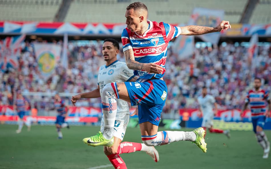 Partida entre Fortaleza e Bahia, pelo Brasileirão (Foto: Mateus Lotif/Fortaleza EC)