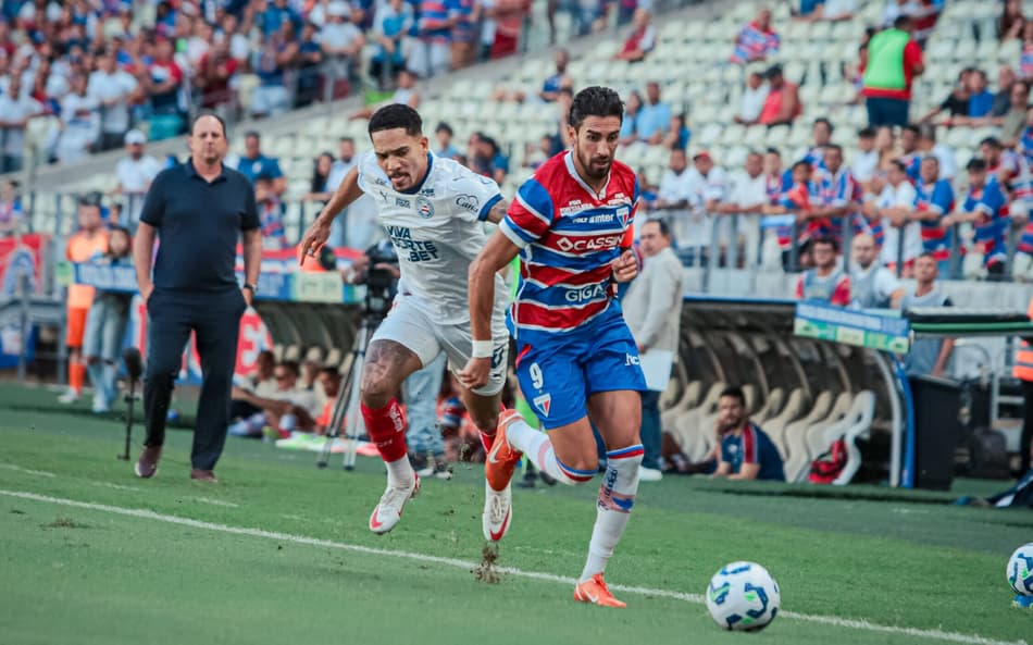 Partida entre Fortaleza e Bahia, pelo Brasileirão (Foto: Mateus Lotif/Fortaleza EC)