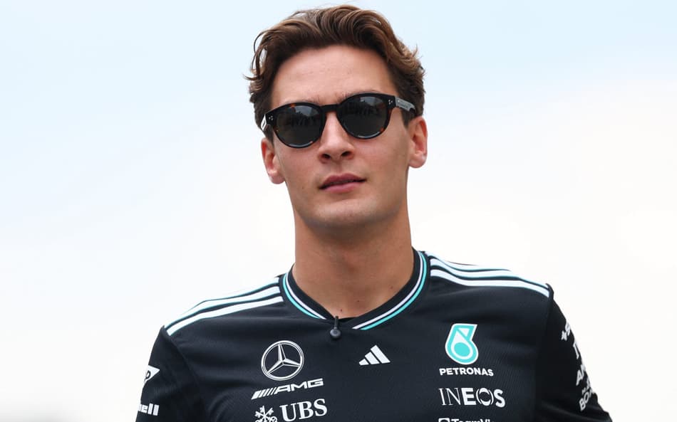 O britânico George Russell, da Mercedes (foto: CLIVE ROSE / GETTY IMAGES NORTH AMERICA / Getty Images via AFP)