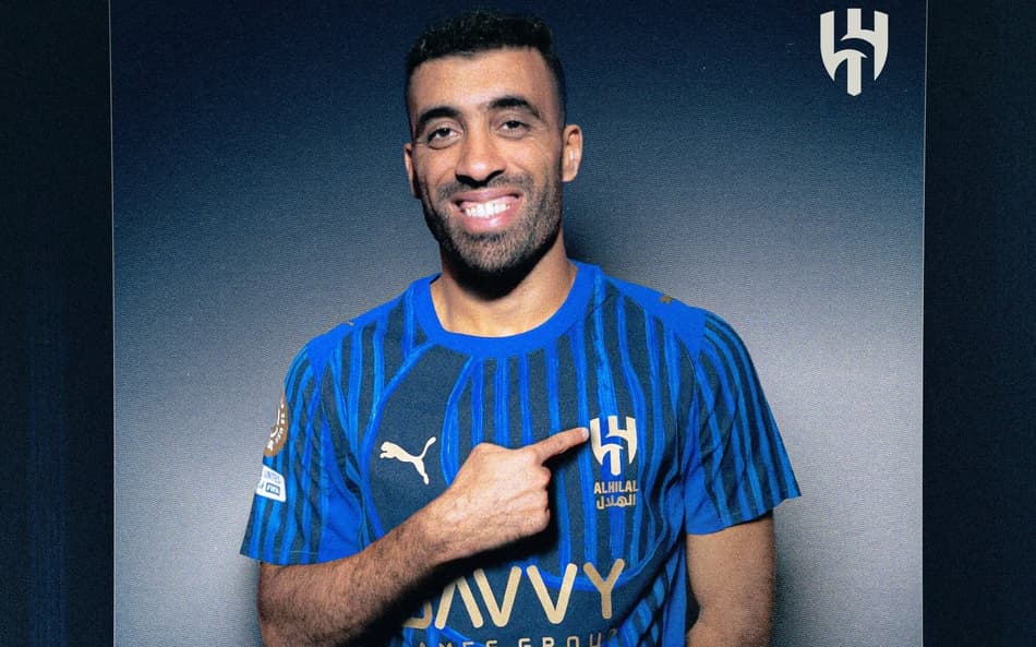 Al Hilal anuncia a contratação de Hamdallah (Foto: Reprodução / X)