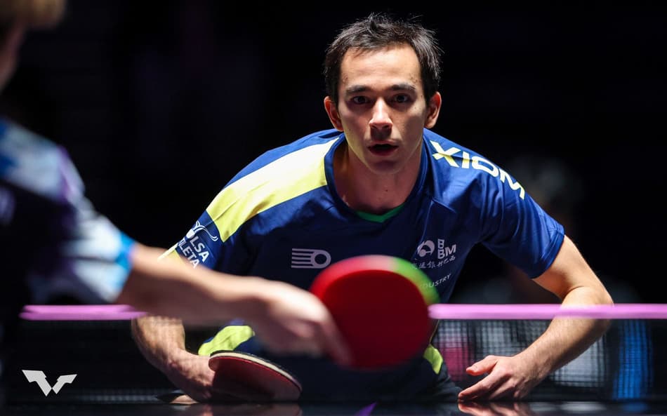 Hugo Calderano é o quinto do ranking mundial.