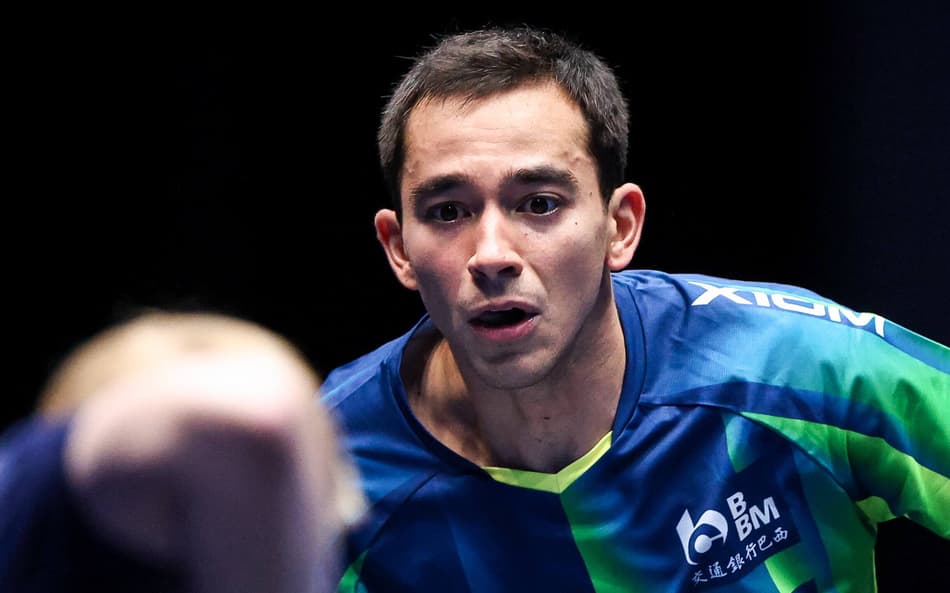 Hugo Calderano bicampeão na Eslovênia (foto: World Table Tennis)