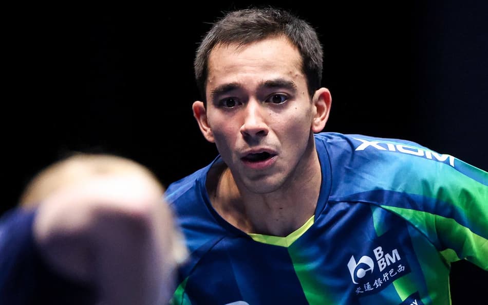 Hugo Calderano bicampeão na Eslovênia (foto: World Table Tennis)