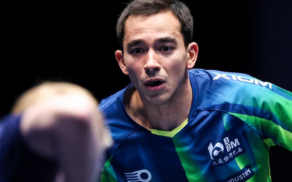 Hugo Calderano bicampeão na Eslovênia (foto: World Table Tennis)