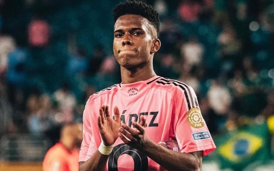 Estêvão, atacante do Palmeiras