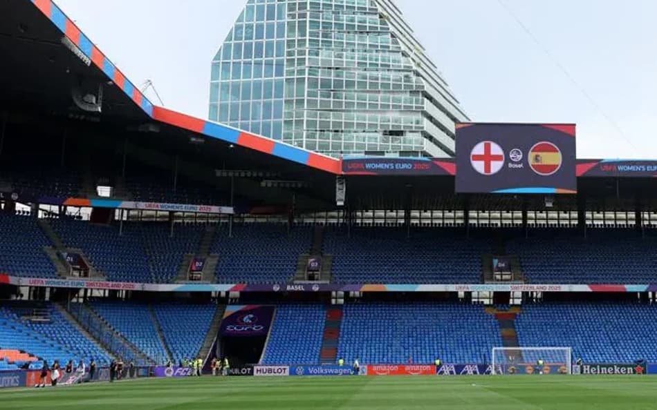 Inglaterra e Espanha se enfrentam na decisão da Eurocopa Feminina 2025. (Foto: UEFA/Divulgação)