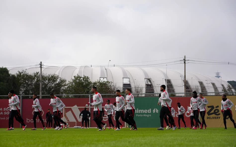 Treino do Internacional no CT Parque Gigante