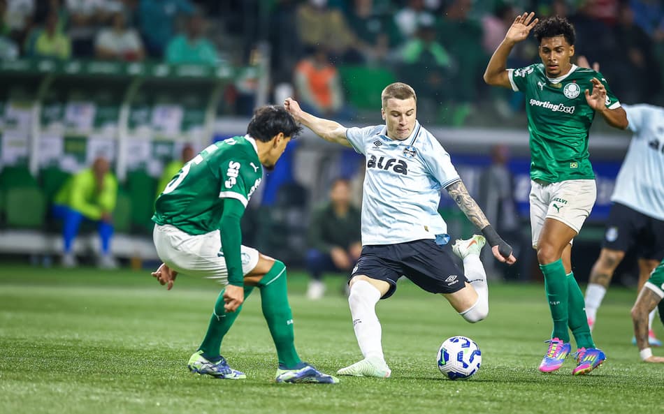 Último jogo de Igor Serrote pelo Grêmio foi contra o Palmeiras. (Foto: Lucas Uebel/Grêmio FBPA)