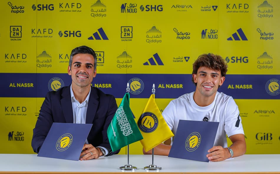 João Felix assinou contrato com o Al-Nassr até 2027 (Foto: Divulgação)