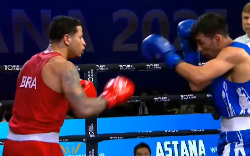Kaian Reis vai às finais da Copa do Mundo de Boxe no Cazaquistão (reprodução World Boxing)