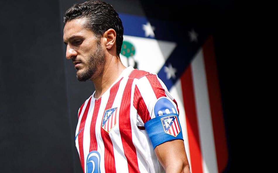 Koke durante o Mundial de Clubes com o Atlético de Madrid