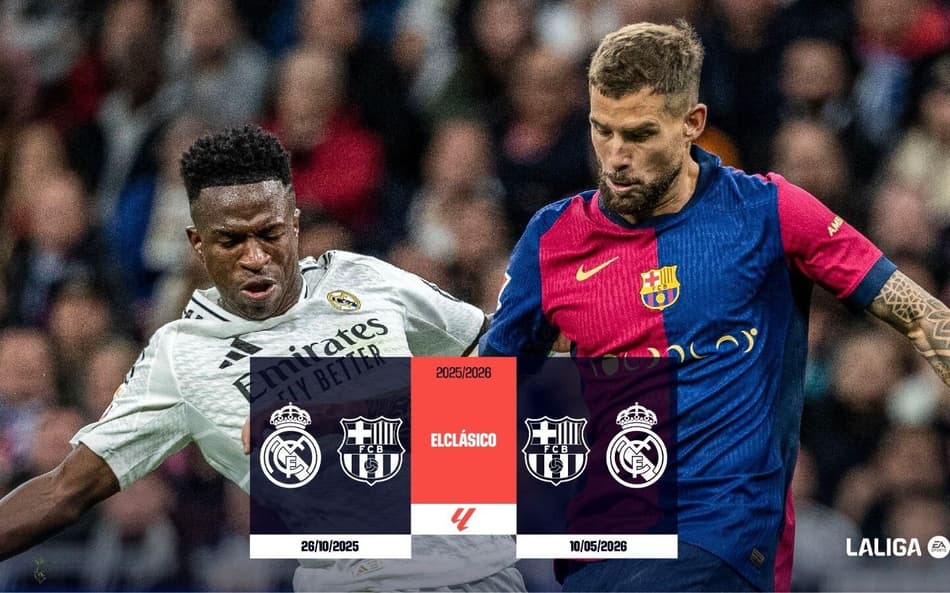 La Liga define calendário da temporada e datas do El Clásico entre Real Madrid e Barcelona