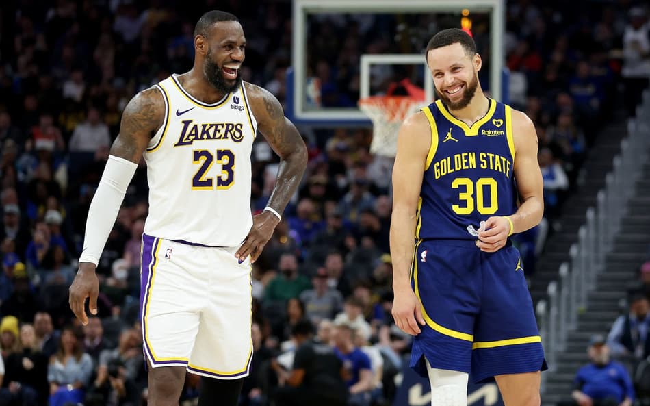 LeBron James - Stephen Curry - Los Angeles Lakers x Golden State Warriors - NBA
