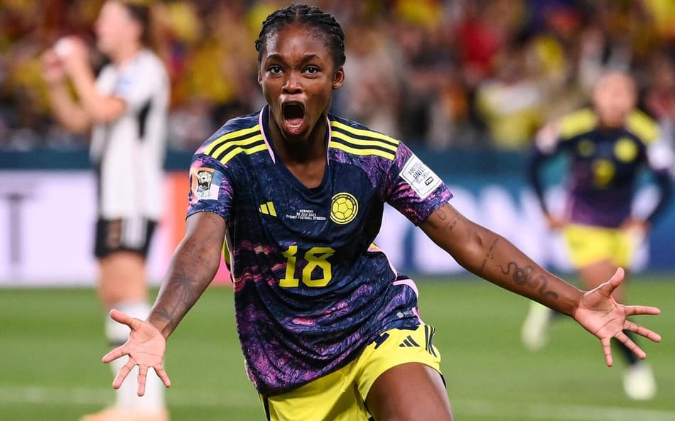 Linda Caicedo é o destaque da Colômbia na Copa do Mundo Feminina (Foto: FRANCK FIFE / AFP)