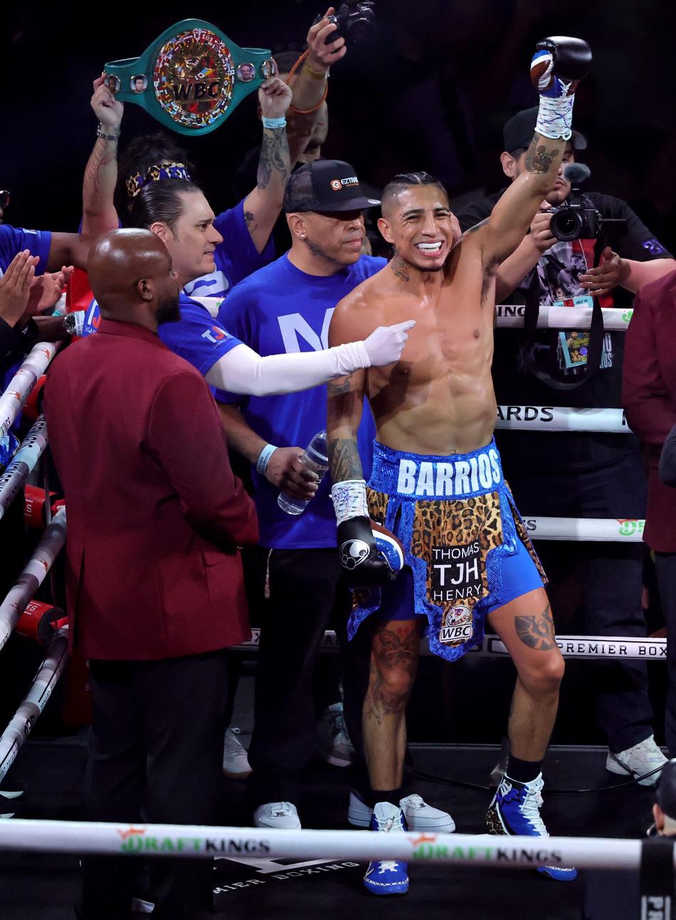 Manny Pacquiao enfrenta Mario Barrios em Las Vegas (foto: Ethan Miller / GETTY IMAGES NORTH AMERICA / Getty Images via AFP)