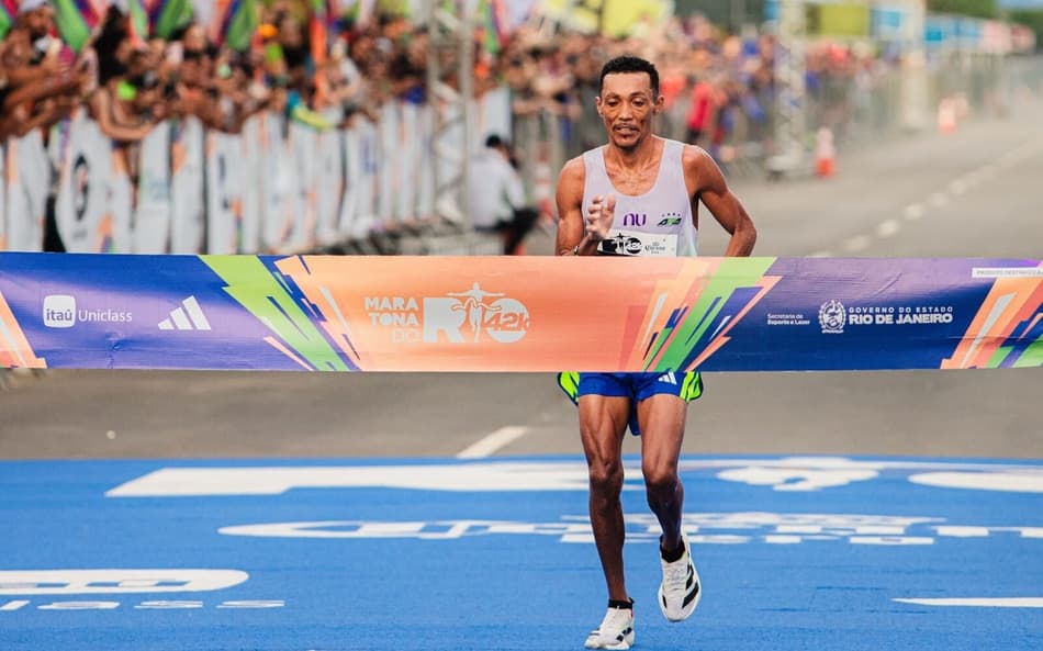 Justino Pedro da Silva foi o brasileiro mais bem colocado nos 42K da Maratona do Rio 2025 (foto: Lucas de Oliveira)