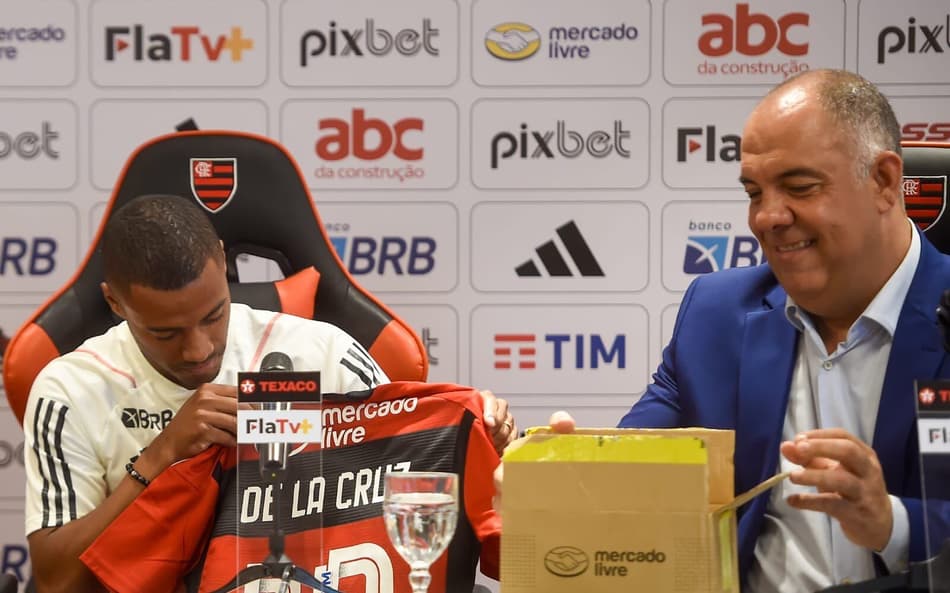 Marcos Braz e De La Cruz - Flamengo