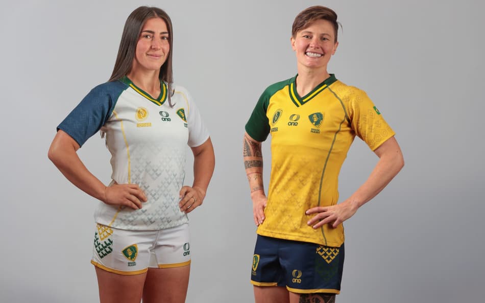 Novos uniformes da Seleção Brasileira feminina de rugby (foto: Divulgação/Brasil Rugby)