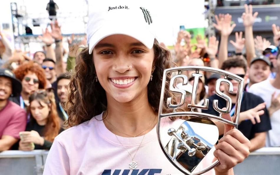Rayssa Leal, campeã da etapa SLS em Brasília (Foto: Reprodução/ Redes Sociais)