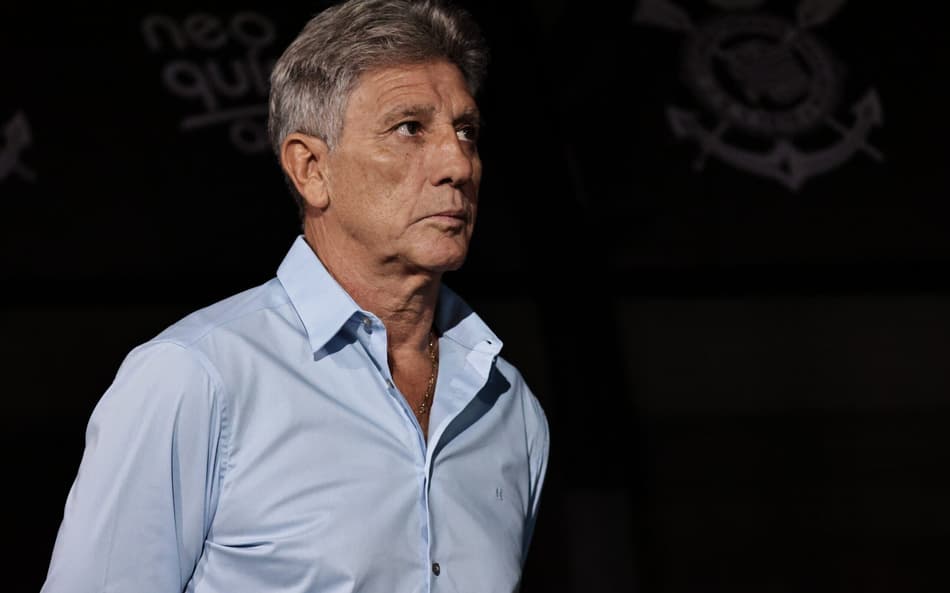 Renato Gaúcho em Corinthians x Fluminense