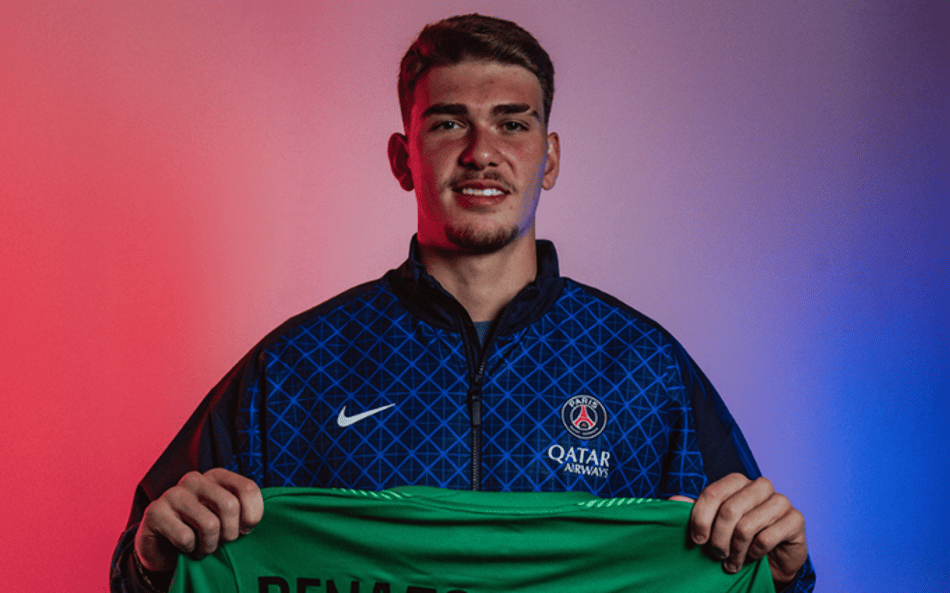 Renato Marin, novo goleiro do Paris Saint-Germain (Foto: Divulgação)