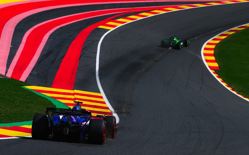 SPA, BELGIUM - JULY 28: Daniel Ricciardo of Australia driving the (3) Visa Cash App RB VCARB 01 on track during the F1 Grand Prix of Belgium at Circuit de Spa-Francorchamps on July 28, 2024 in Spa, Belgium. (Photo by Rudy Carezzevoli/Getty Images) // Getty Images / Red Bull Content Pool // SI202407280553 // Usage for editorial use only //