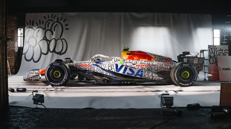 Visa Cash App Racing Bulls 2025 Special Livery for the British Grand Prix // VCARB / Red Bull Content Pool // SI202507010112 // Usage for editorial use only //