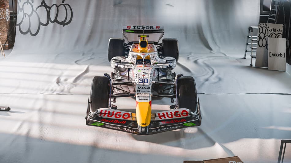 Visa Cash App Racing Bulls 2025 Special Livery for the British Grand Prix // VCARB / Red Bull Content Pool // SI202507010111 // Usage for editorial use only //