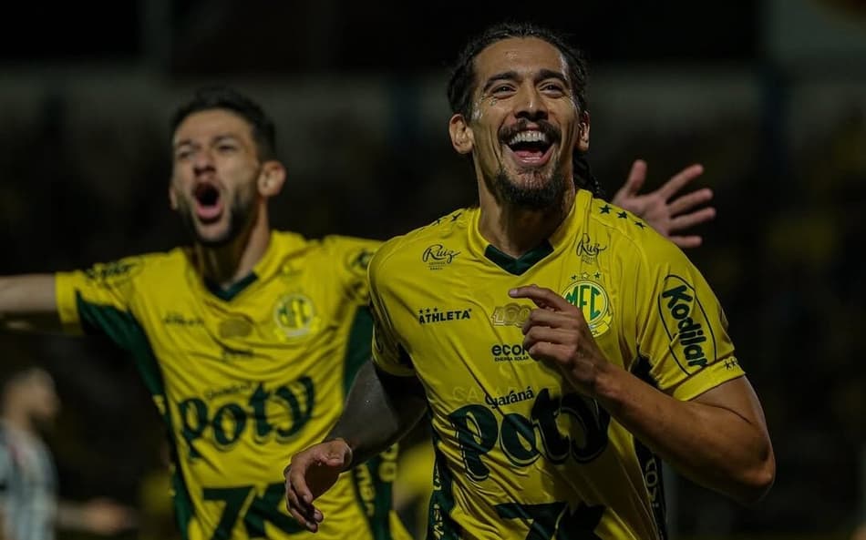 Mirassol vence o Santos por 3 a 0, no Maião. (Foto: Divulgação/ Instagram Mirassol)