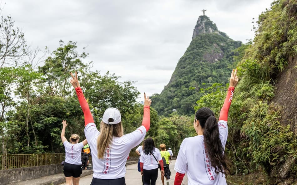 Cristo Redentor recebe corrida do circuito UpHill (foto: divulgação)