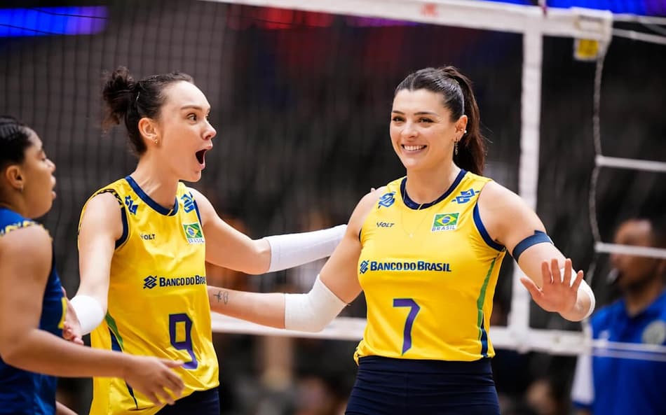 Brasil x França, pela terceira etapa da VNL feminina (foto: volleyballworld)