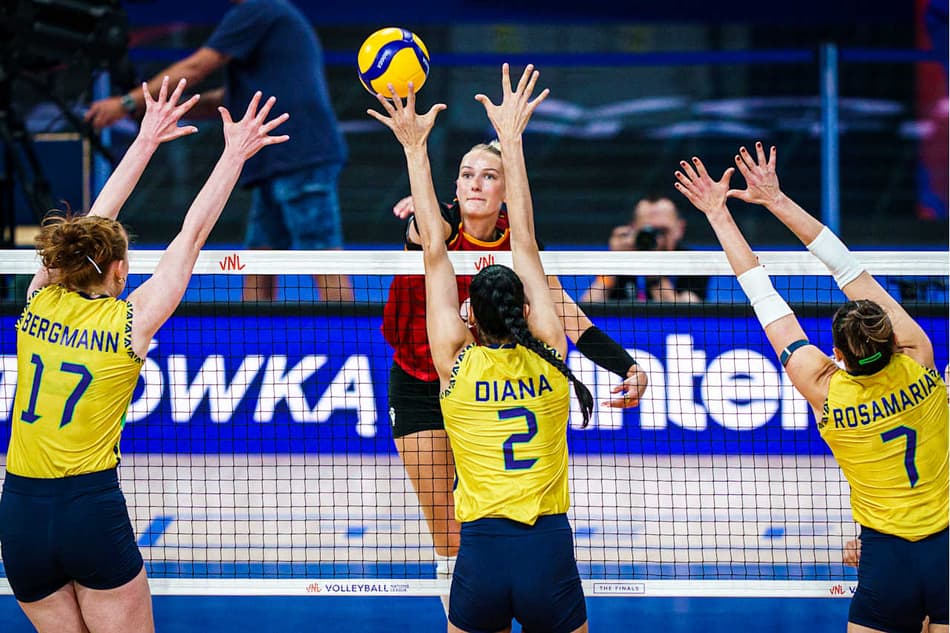 Brasil x Alemanha, pelas quartas de final da VNL feminina (foto: volleyballworld)