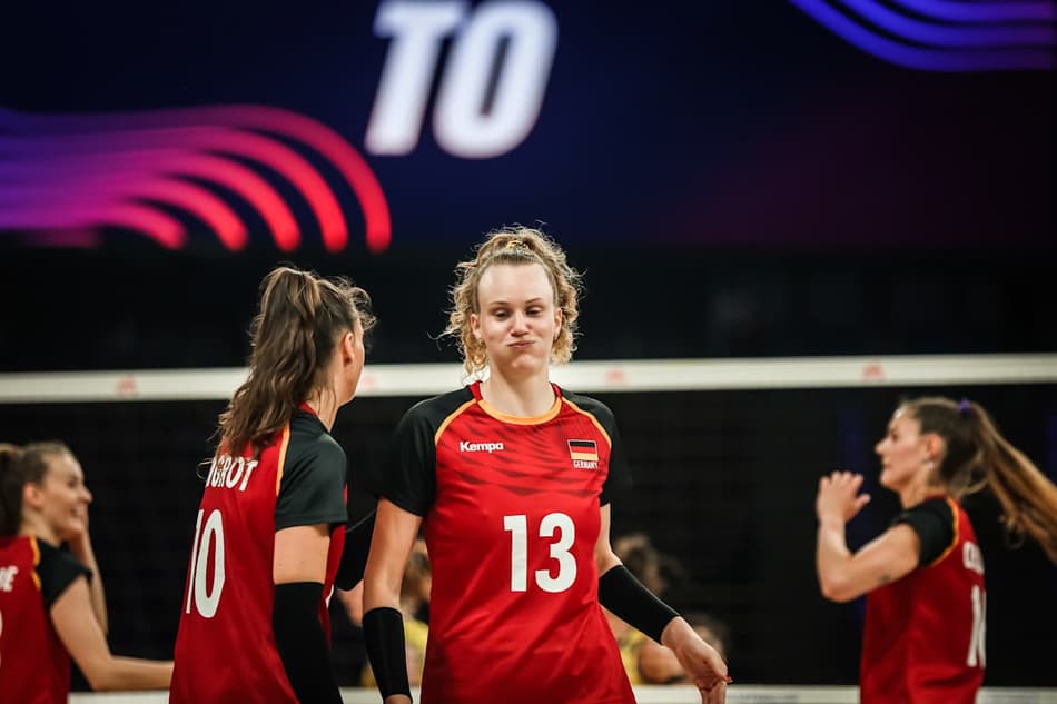 Brasil x Alemanha, pelas quartas de final da VNL feminina (foto: volleyballworld)