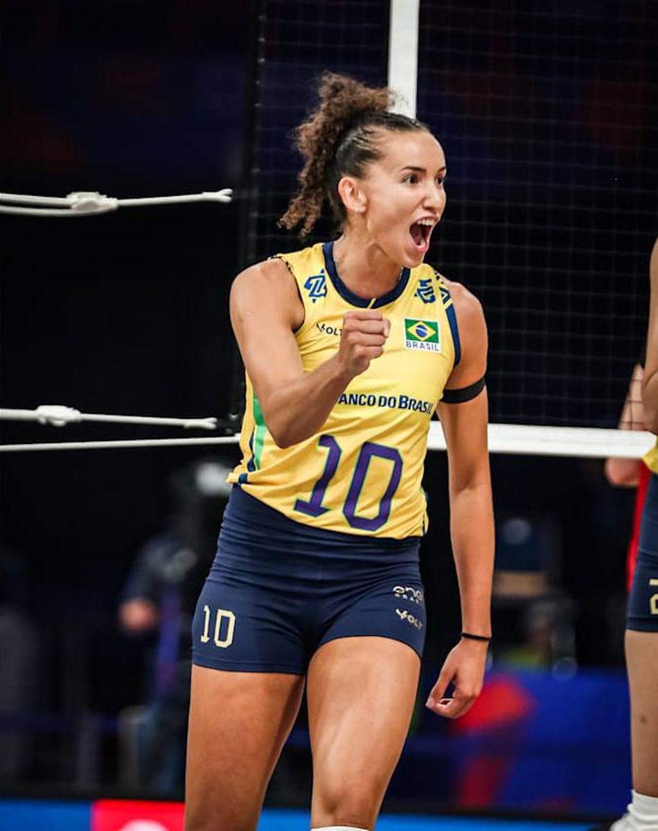 Brasil x Alemanha, pelas quartas de final da VNL feminina (foto: volleyballworld)