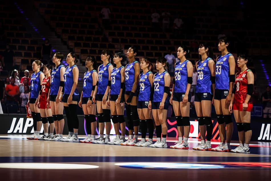 Japão x Turqiia, pelas quartas de final da VNL feminina (foto: volleyballworld)