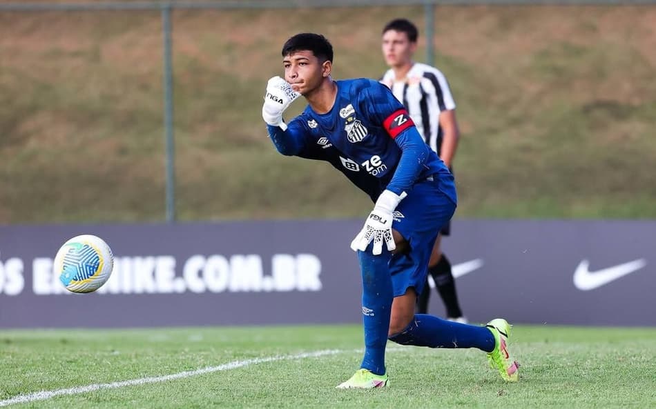 Santos terá três representantes na Seleção Brasileira Sub-17. Time treina na Granja Comary, no Rio de Janeiro. (Foto: Divulgação/ Instagram)
