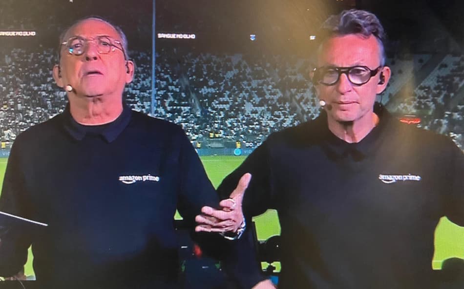 Galvão Bueno e Craque Neto em Corinthians x Palmeiras