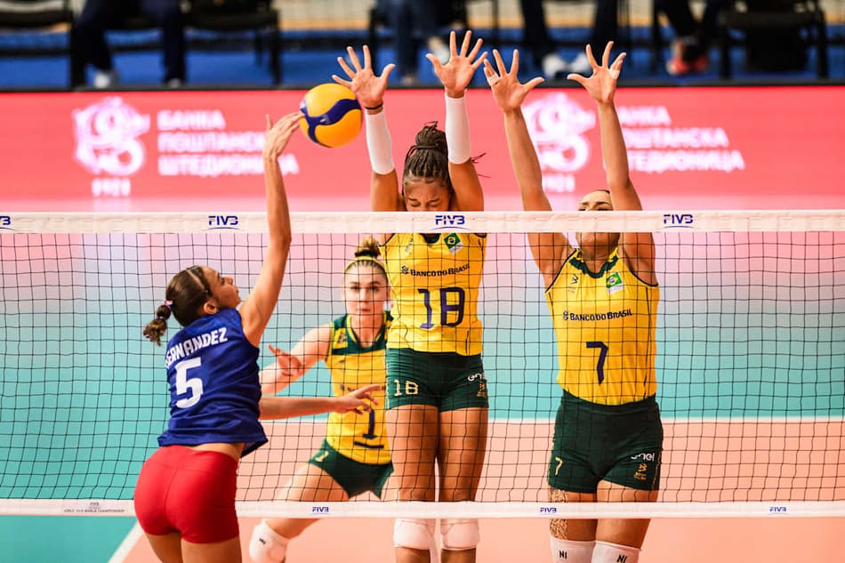 Brasil x República Dominicana, pelo Mundial Feminino sub-19 de Vôlei (foto: volleyballworld)