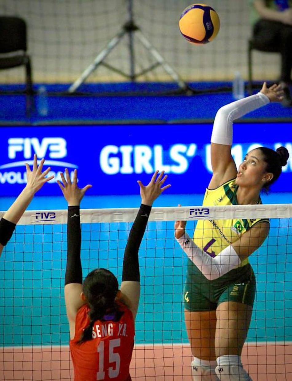 Brasil x Taipé Chinesa, pelo Mundial de vôlei feminino sub-19 (foto: volleyballworld)
