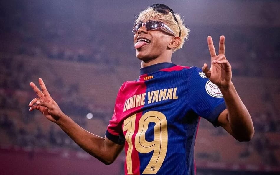 Lamine Yamal, comandado por Flick, teve excelente temporada (Foto: Reprodução/Lamine Yamal)