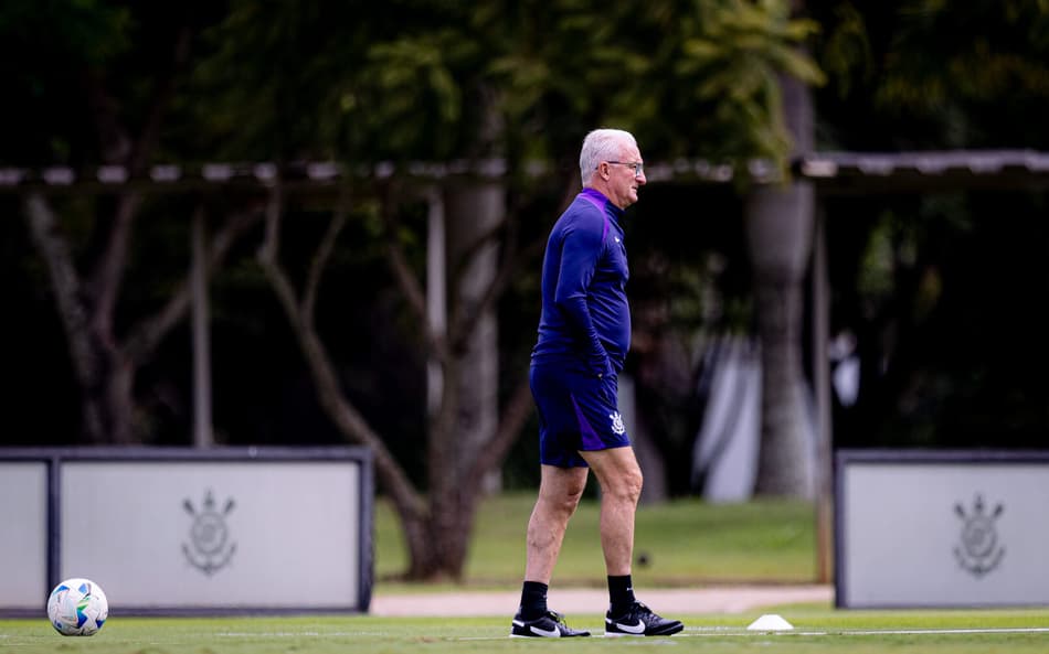 Dorival Júnior no treino do Corinthians (Foto: Rodrigo Coca/Agência Corinthians)