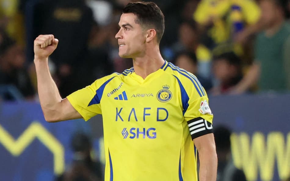 Cristiano Ronaldo em campo pelo Al-Nassr (Foto: Fayez Nureldine / AFP)