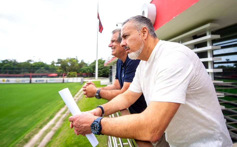 José Boto conheceu o CT do Flamengo acompanhado por Bap